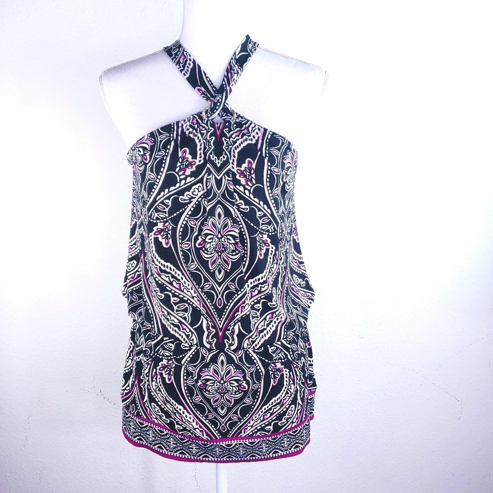 WHBM Halter with Smocked Waist